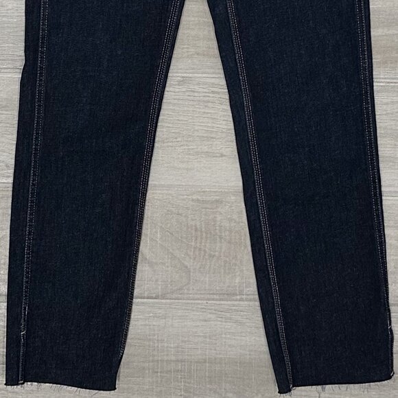 DL1961 Mara Straight High Rise Instasculpt Ankle Jeans in Snyder Dark Wash Sz 27 - Picture 8 of 16